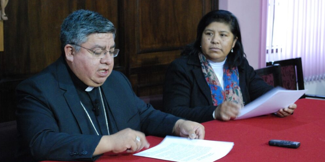El secretario general de la Conferencia Episcopal Boliviana, Mons. Giovani Arana.