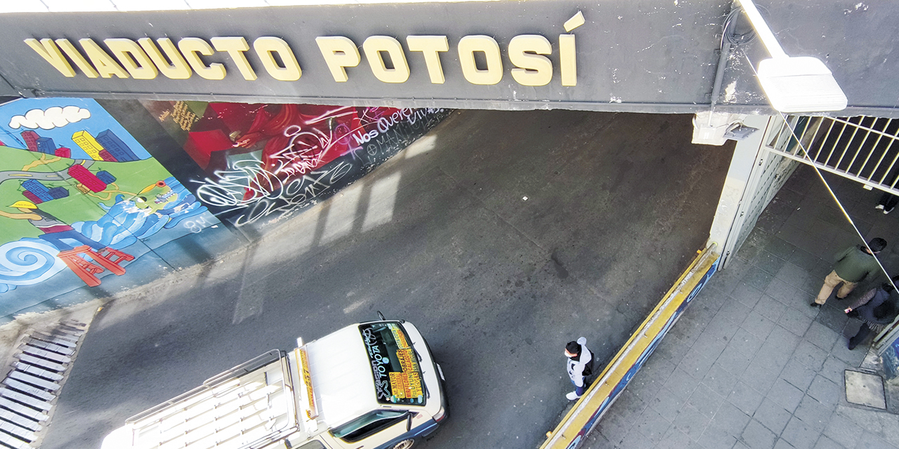 El ingreso al viaducto Potosí, donde se registró la muerte de una persona el  mes pasado. (Fotos: Williams Ramírez)