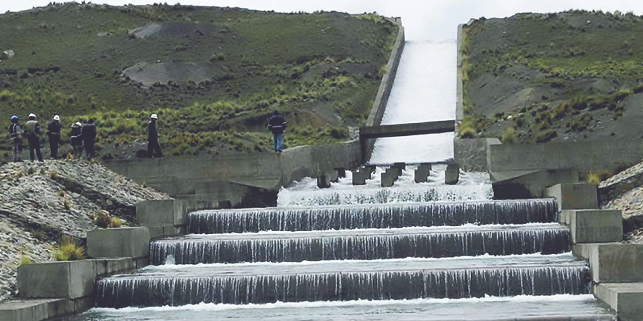 Infraestructura de la represa Tuni. (Foto: Epsas)