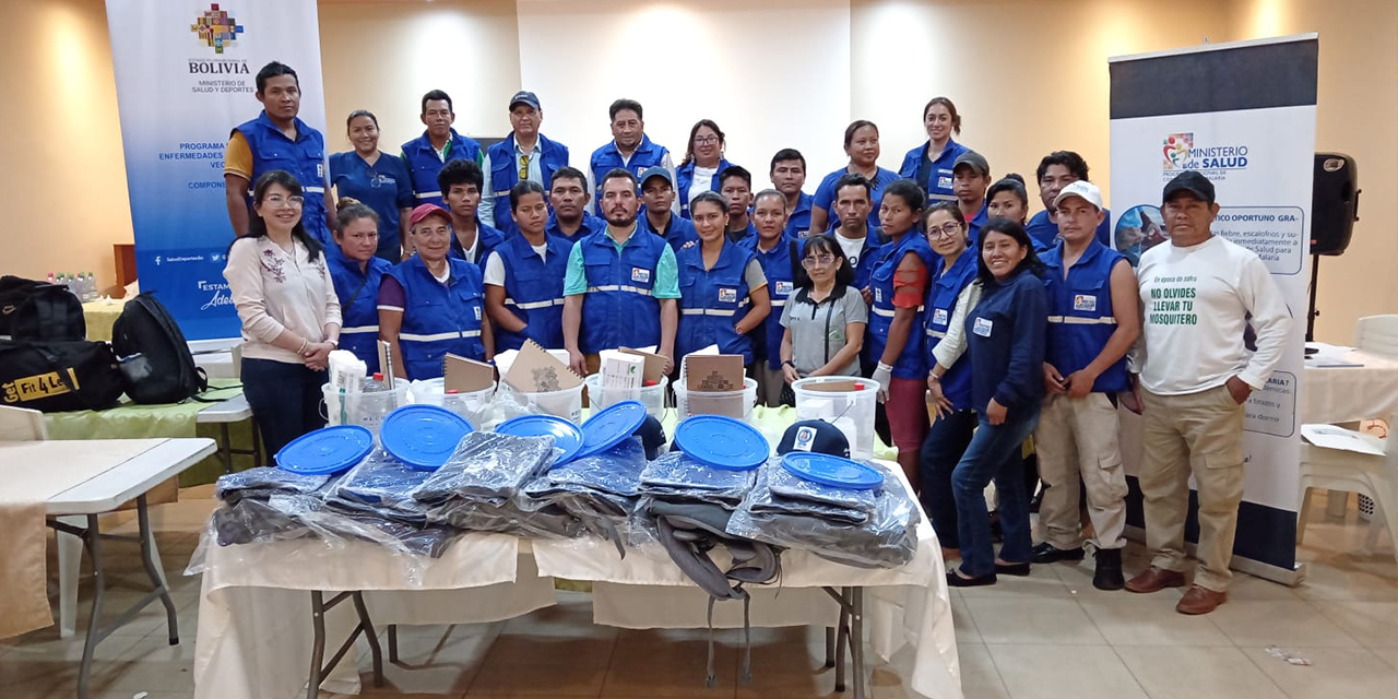 Voluntarios de Beni, Pando y La Paz reciben capacitación en diagnóstico y tratamiento de la malaria