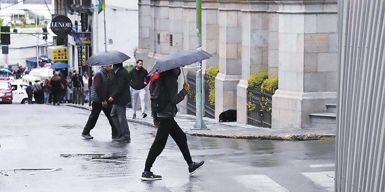La época de lluvias llegó al país.  | Foto: ABI