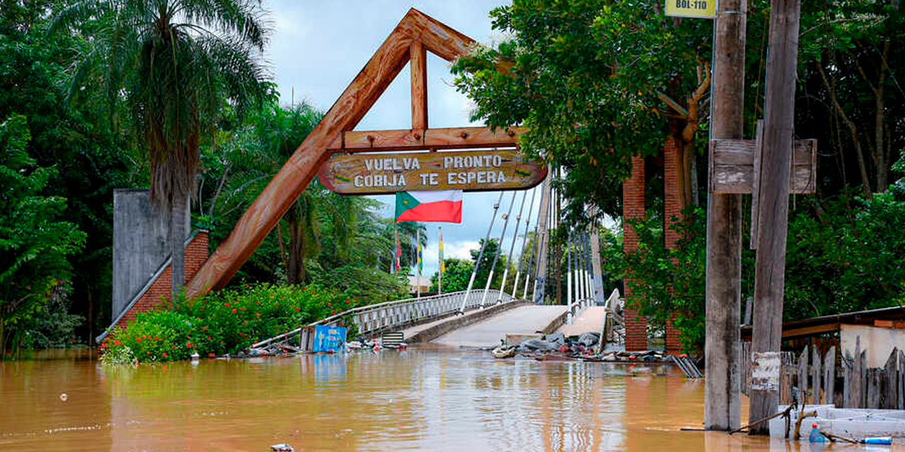 El río Acre llegó a los 17 metros. Foto: archivo.