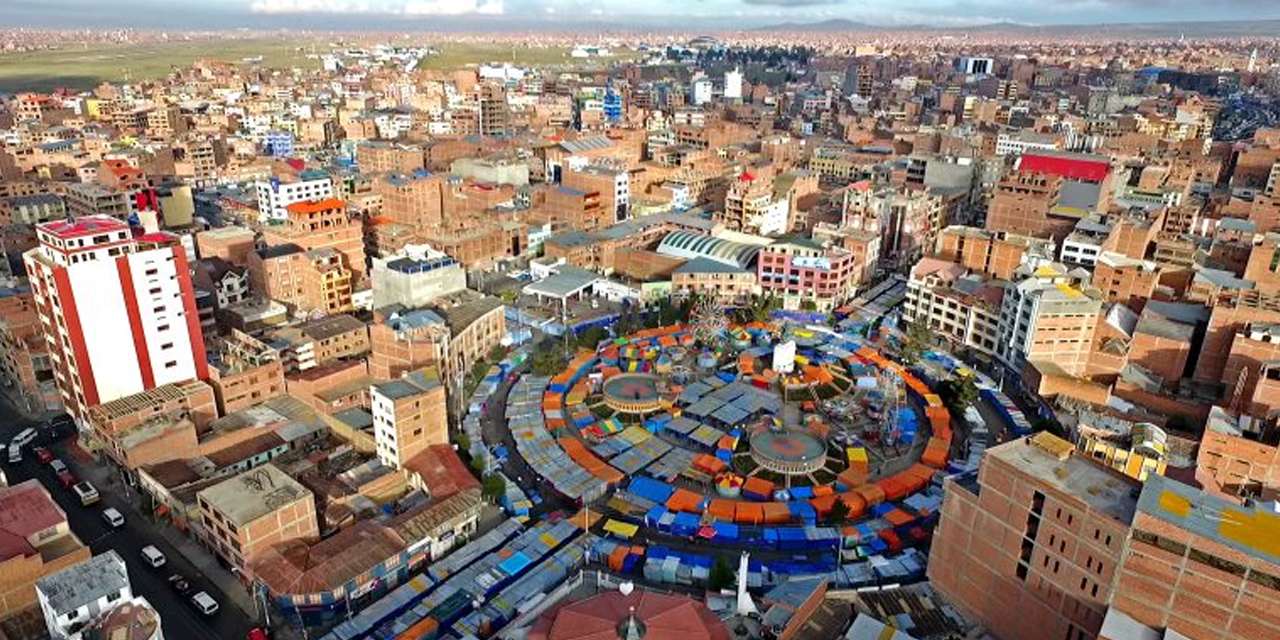 La zona 16 de Julio de la ciudad de El Alto. Foto: Gamea.