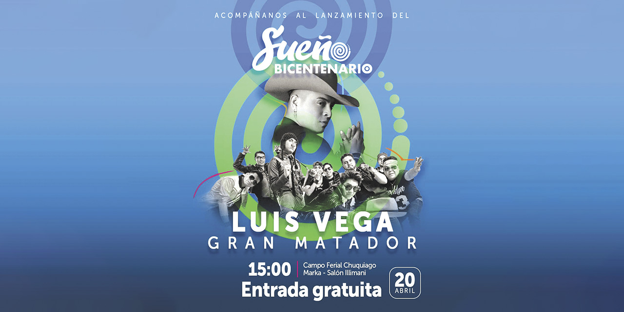 Luis Vega y Gran Matador se presentarán durante el lanzamiento de esta iniciativa. | Foto: RRSS