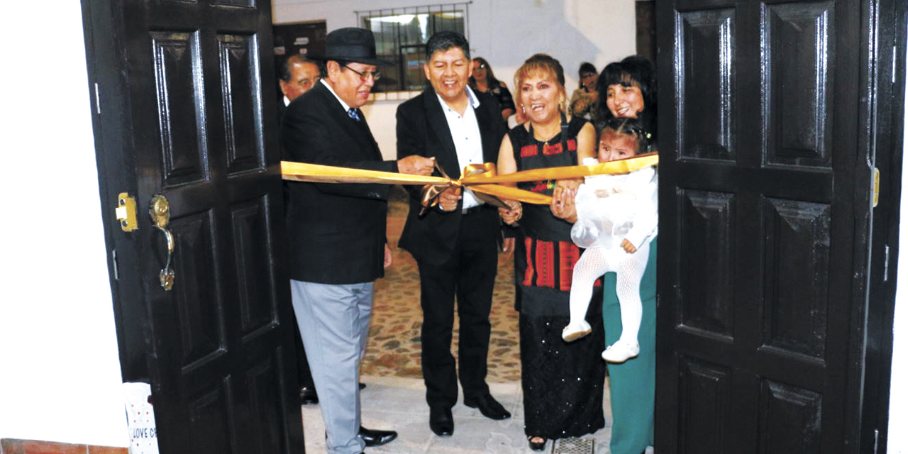 Inauguración del nuevo centro cultural. 