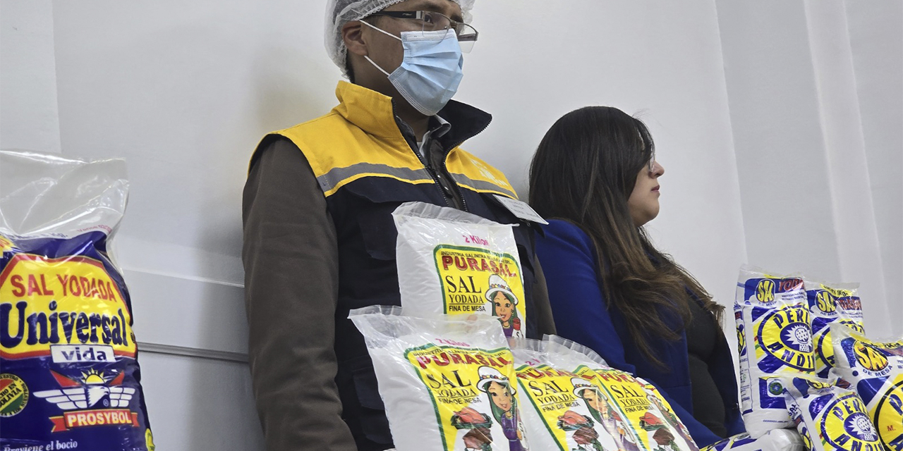 Algunas de las marcas de sal que cumplen el nivel de yodo establecido por las normativas nacionales.