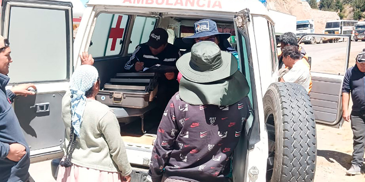 Requisa a una ambulancia. Foto: Ministerio de Salud