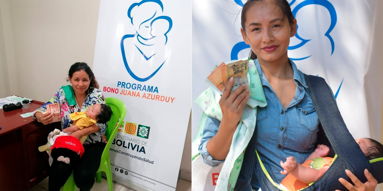 Captura: RRSS Programa Bono Juana Azurduy