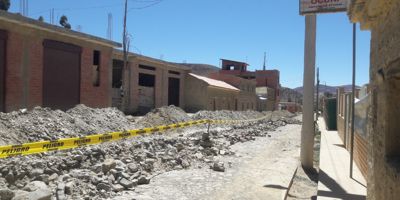 Obras ejecutadas con financiamiento del FNDR. (Foto: ABI)