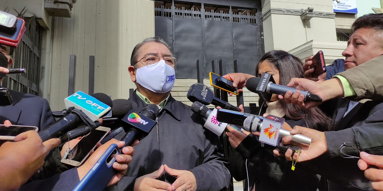 El gerente general del Instituto Boliviano de Comercio Exterior, Gary Rodríguez. (Foto: RRSS)