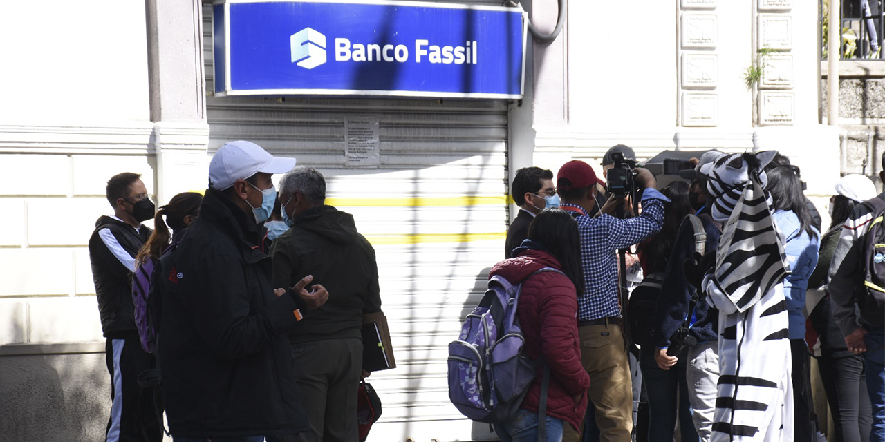 Sucursal del Banco Fassil en La Paz. (Foto: Archivo)