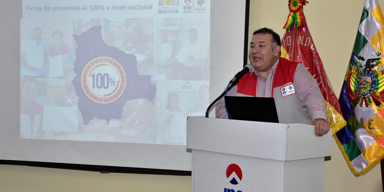 El director del Instituto Nacional de Estadística (INE), Humberto Arandia. (Foto: APG)