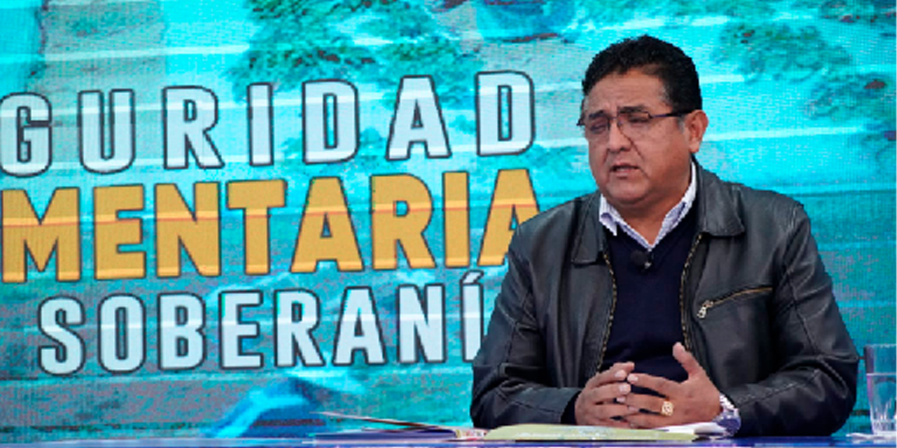 El ministro de Desarrollo Rural y Tierras, Remy Gonzales. Foto: Jorge Mamani