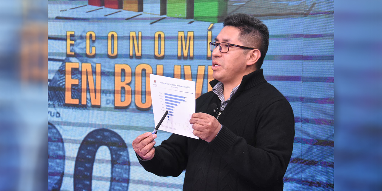 Bolivia registra 0,6% de inflación acumulada a mayo, la tasa más baja de la región