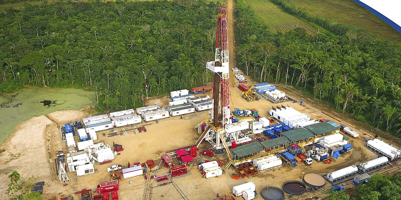 Un pozo exploratorio operado por la empresa petrolera del país.