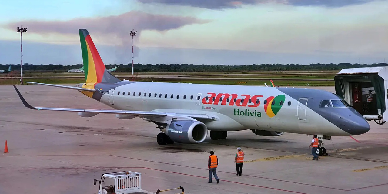 Uno de los aviones que opera Amaszonas. (Foto: Archivo)
