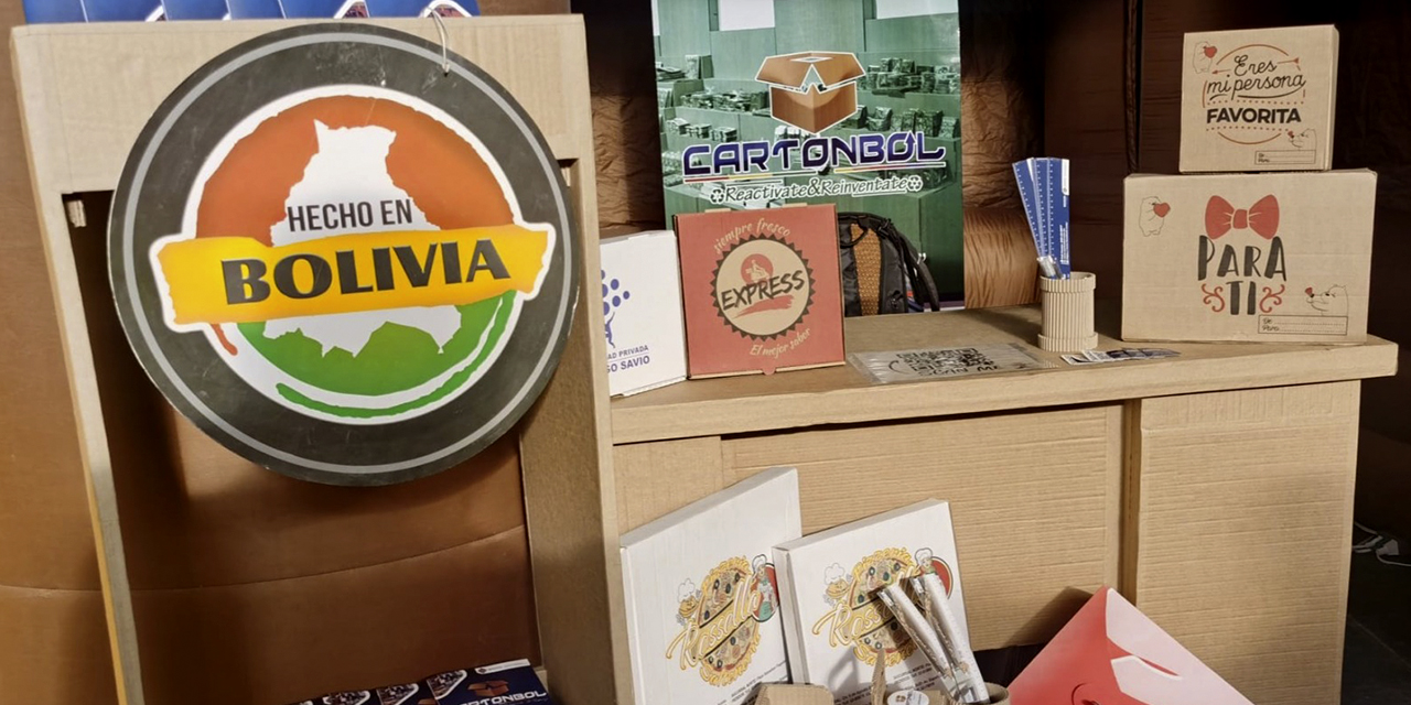 Parte de los productos que ofrece la estatal Cartonbol  para su distribución.