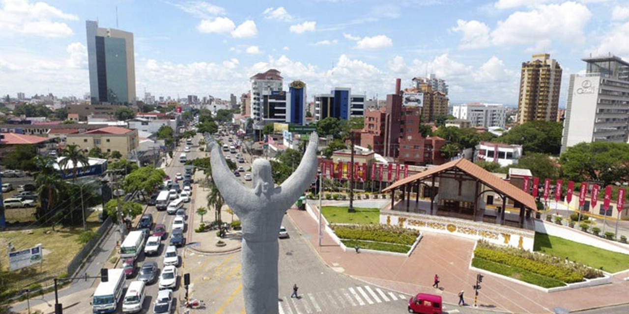 La ciudad de Santa Cruz.