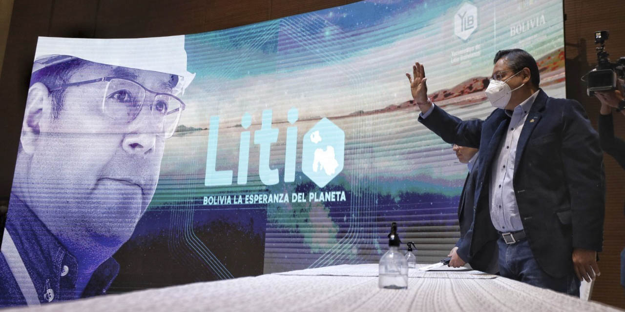 El presidente del Estado, Luis Arce Catacora.