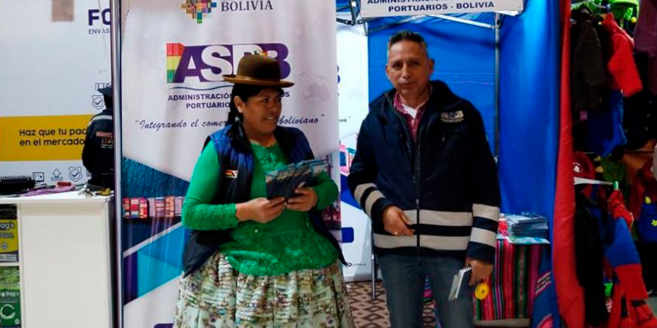 El estand de la ASP-B en la HuaynaFEX 2023 de El Ato. Foto: Asp-B