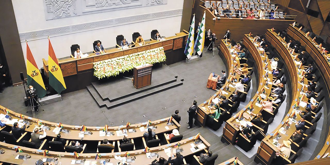 La Asamblea Legislativa Plurinacional postergó la aprobación del Reformulado 2023. | Foto: Archivo
