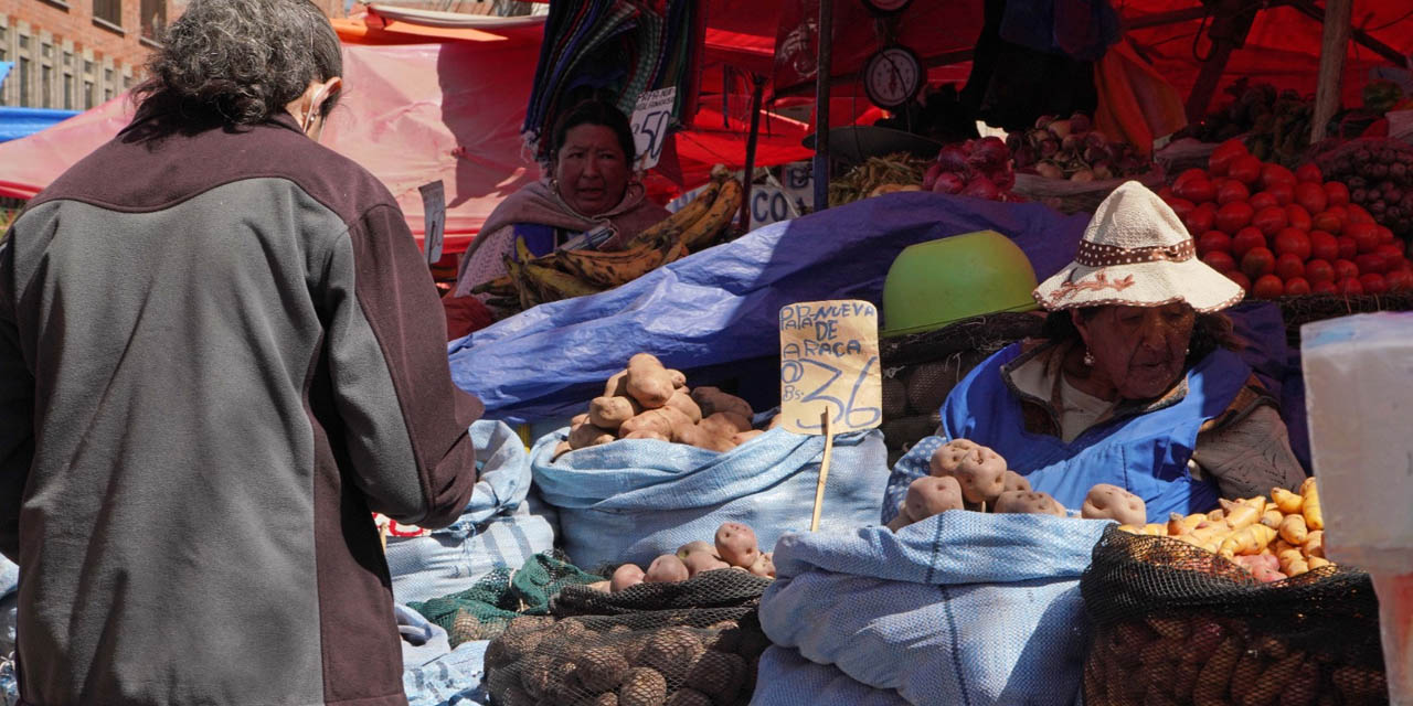 Los precios en los mercados se mantienen estables gracias a las políticas estatales. | Foto: Jorge Mamani