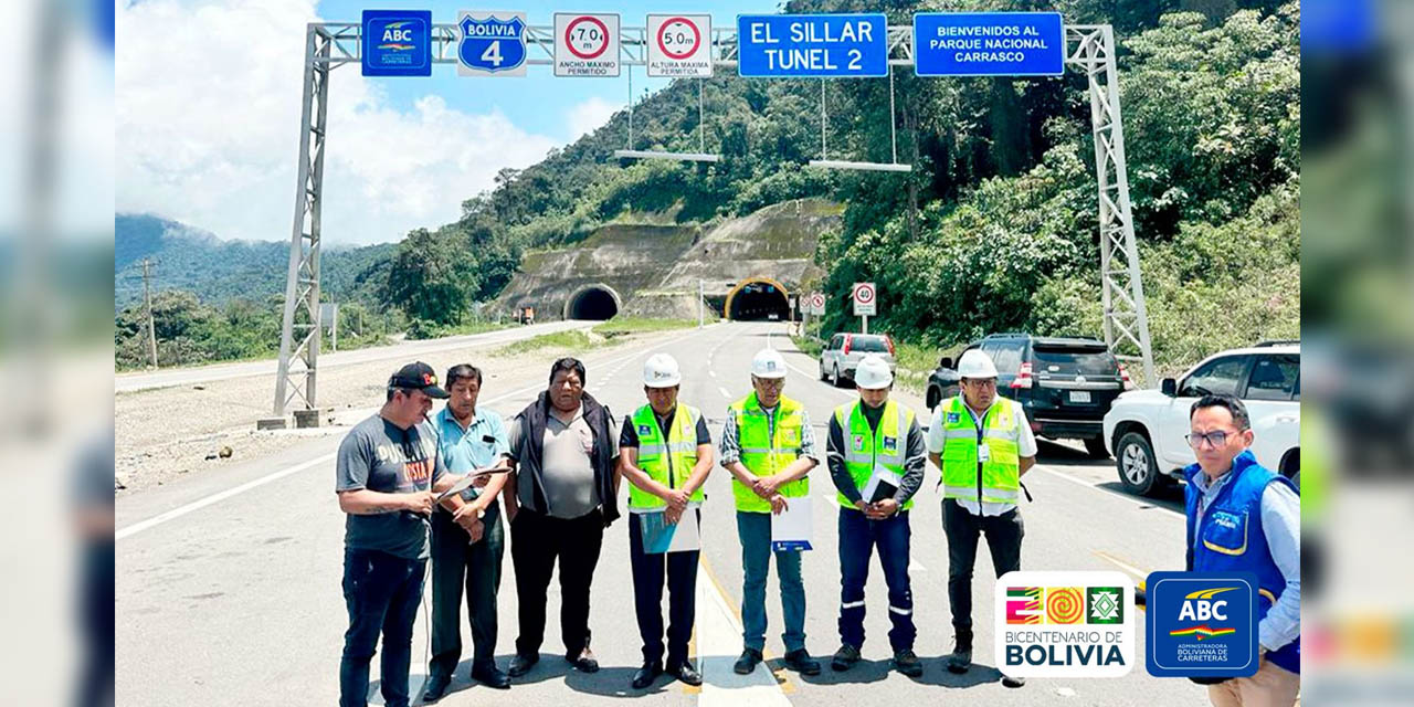 Entrega provisional de la doble vía El Sillar. (Foto: ABC)
