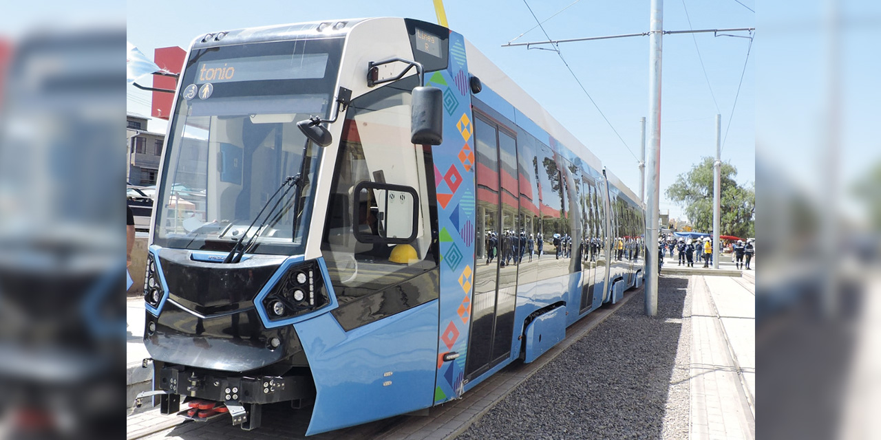 El moderno medio de transporte. | Foto: Comunicación Presidencial