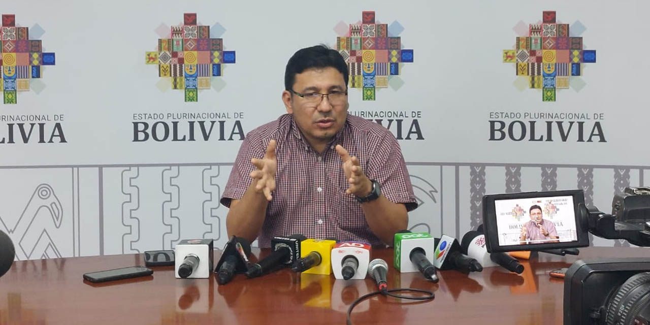 El ministro de Hidrocarburos y Energías, Franklin Molina. | Foto: MHE
