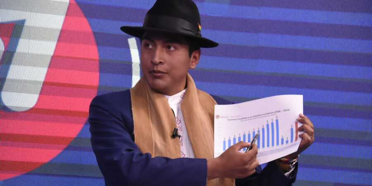 El viceministro de Turismo, Hiver Flores.