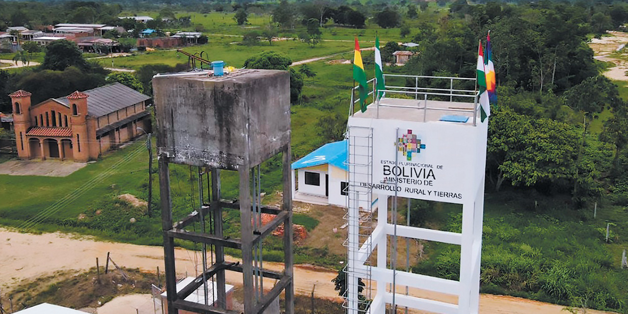 El sistema de agua que reemplaza al anterior. Foto:  MDRYT