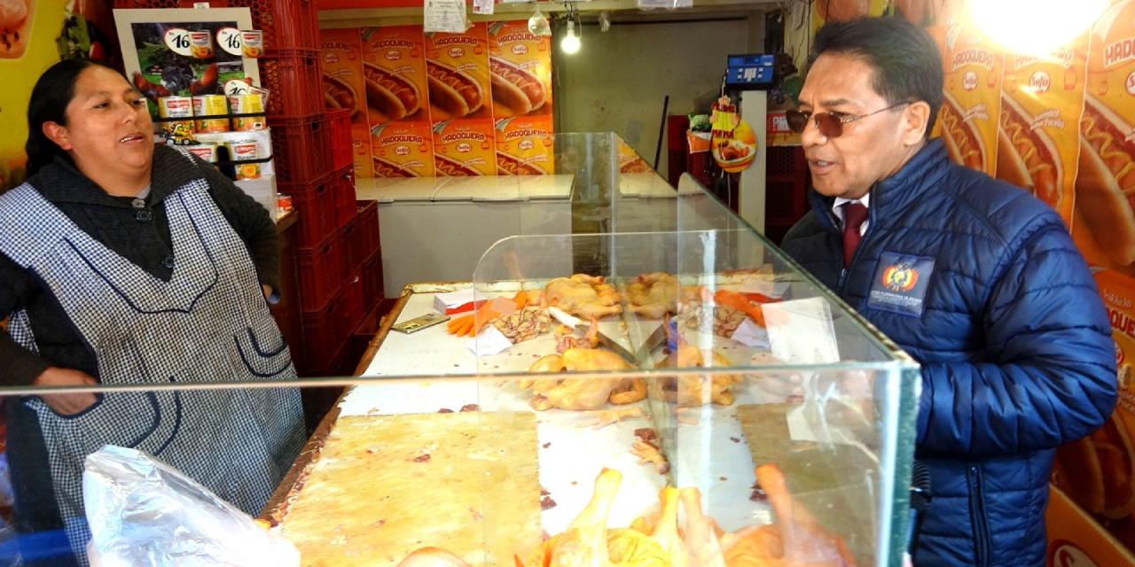 Defensa de Consumidor: El abastecimiento y precio de la carne de pollo en La Paz vuelve a la normalidad
