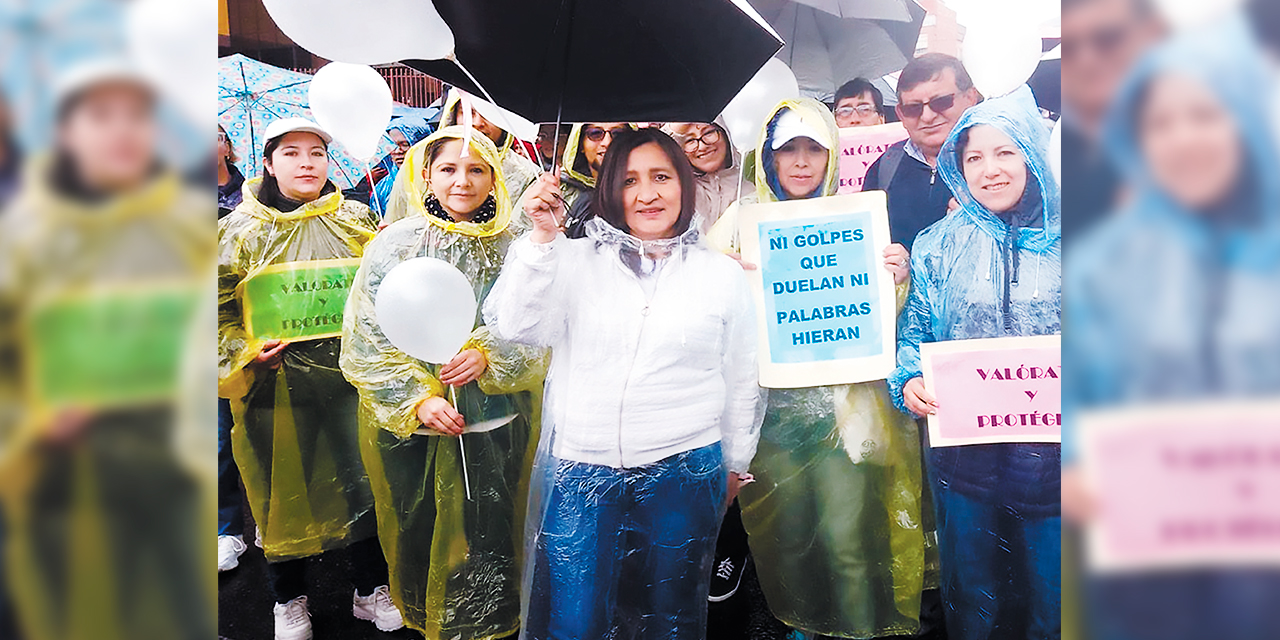 Mujeres por la igualdad. Foto:  APS