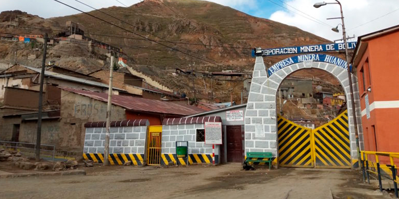 Instalaciones de la Empresa Minera Huanuni, en Oruro. | Foto: Comibol