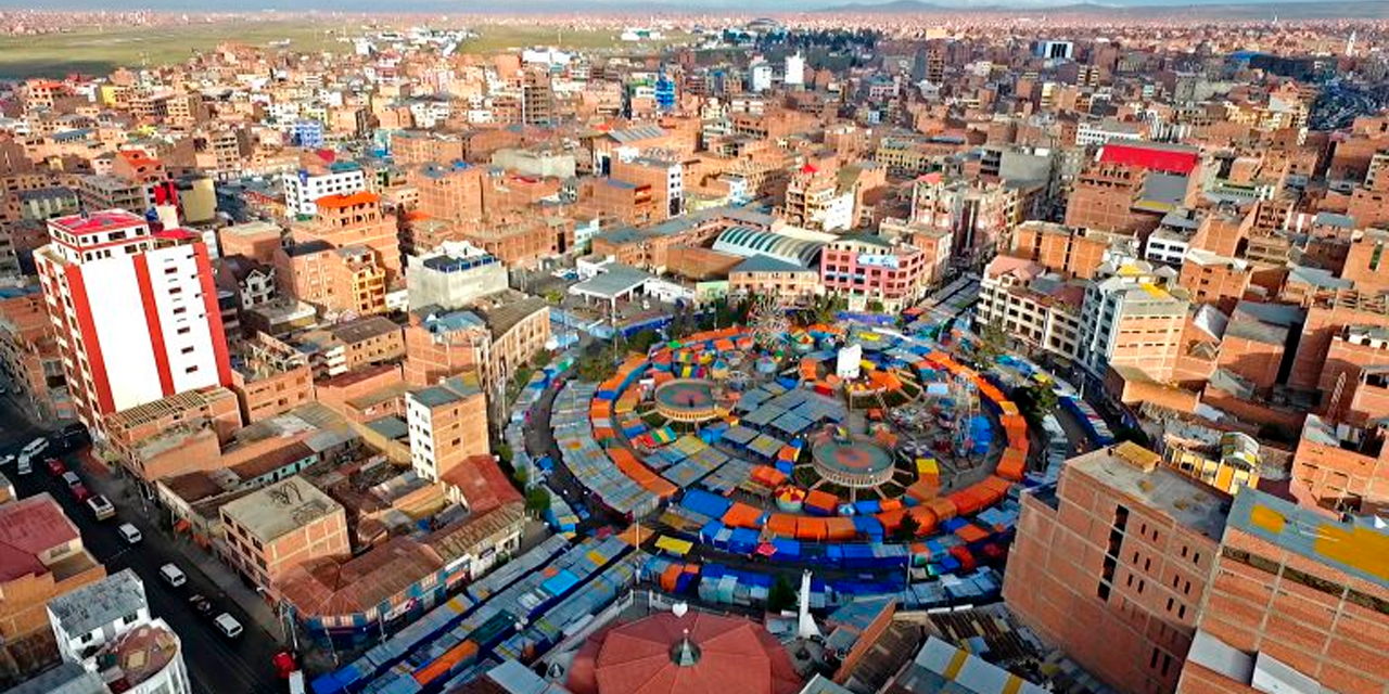 La ciudad de El Alto, en La Paz, cumple 39 años de vida. Foto: Gamea.