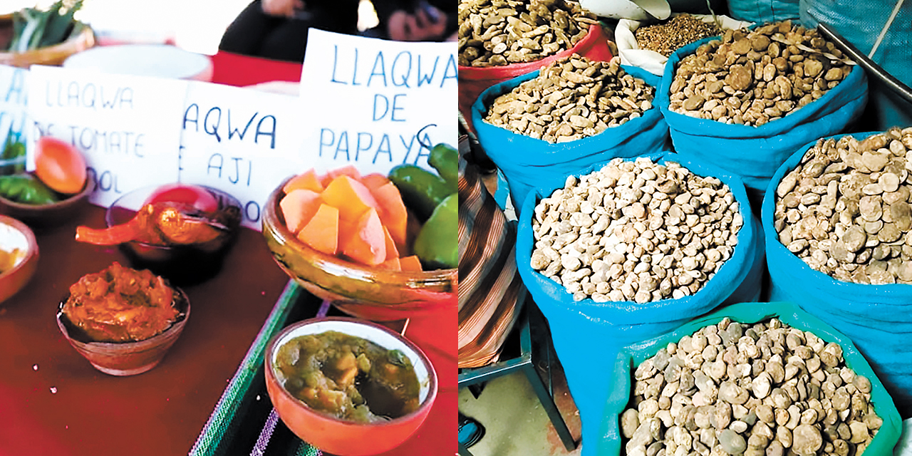 La llajua tradicional de Bolivia. El chuño y la tunta son productos que ahora trascienden fronteras. // FOTOS:  Archivo