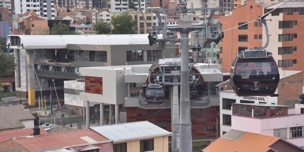 La Línea Café de Mi Teleférico actualmente  cuenta con dos estaciones. | Foto: Archivo