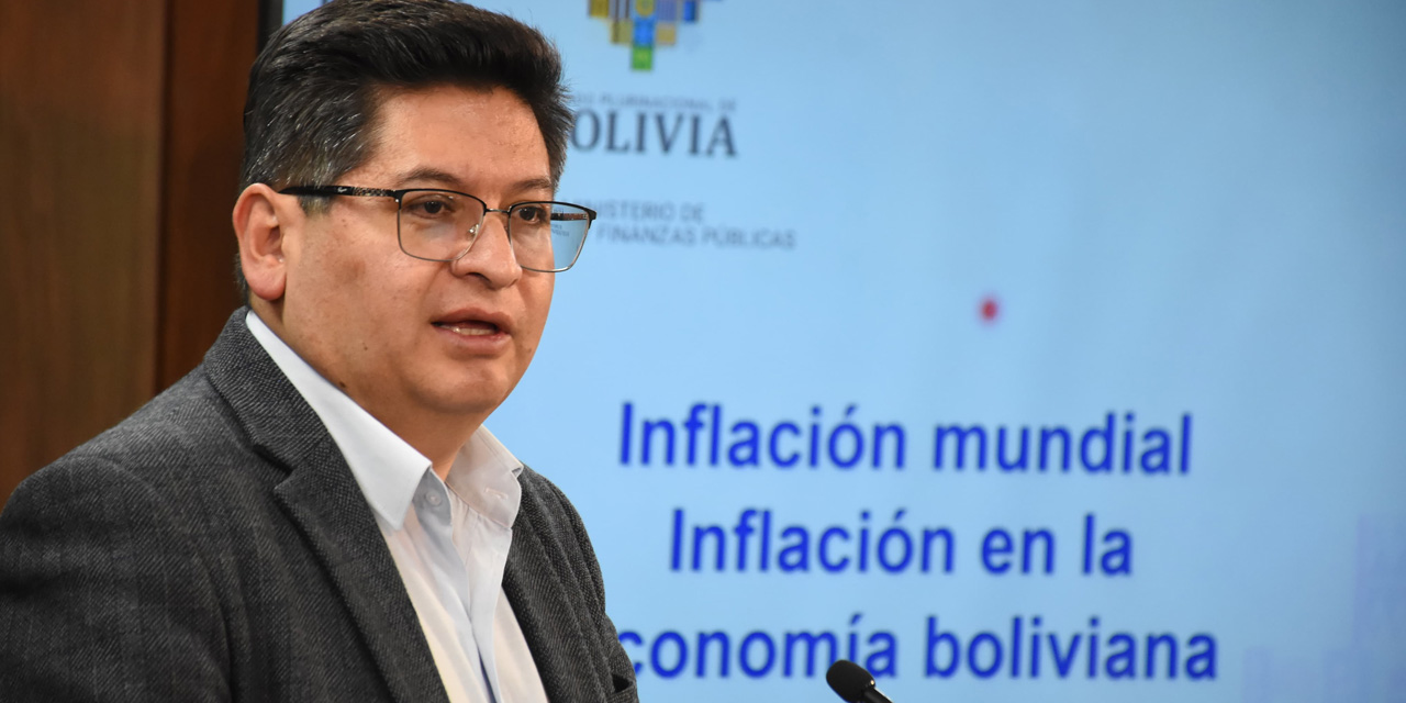 El ministro de Economía y Finanzas Públicas, Marcelo Montenegro. Foto: Jorge Mamani