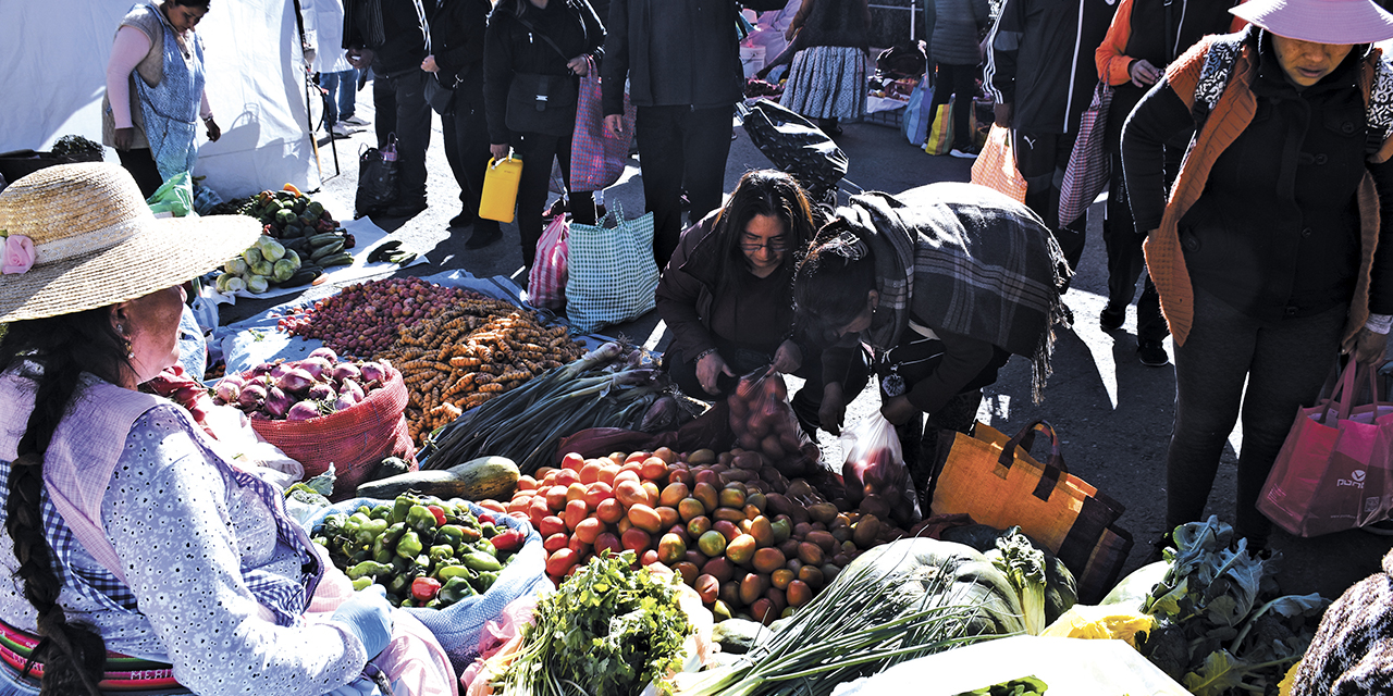 Los productos de la canasta familiar están garantizados en los mercados. 