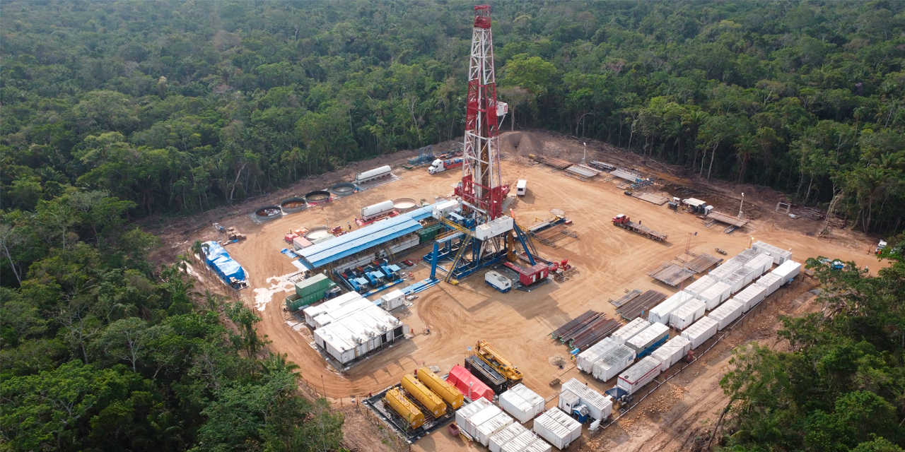 El campo petrolero Boquerón Norte. Foto: YPFB