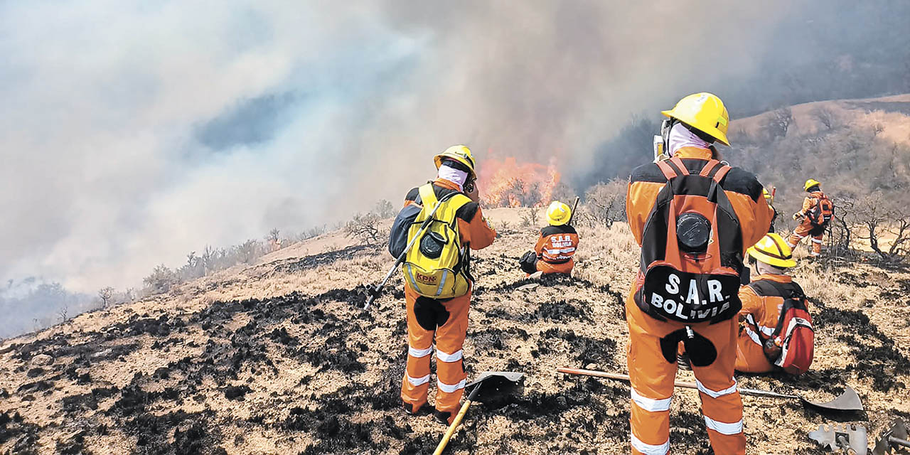 Los incendios requieren de la disposición de recursos para mitigar los efectos en el país.  | Foto: APG