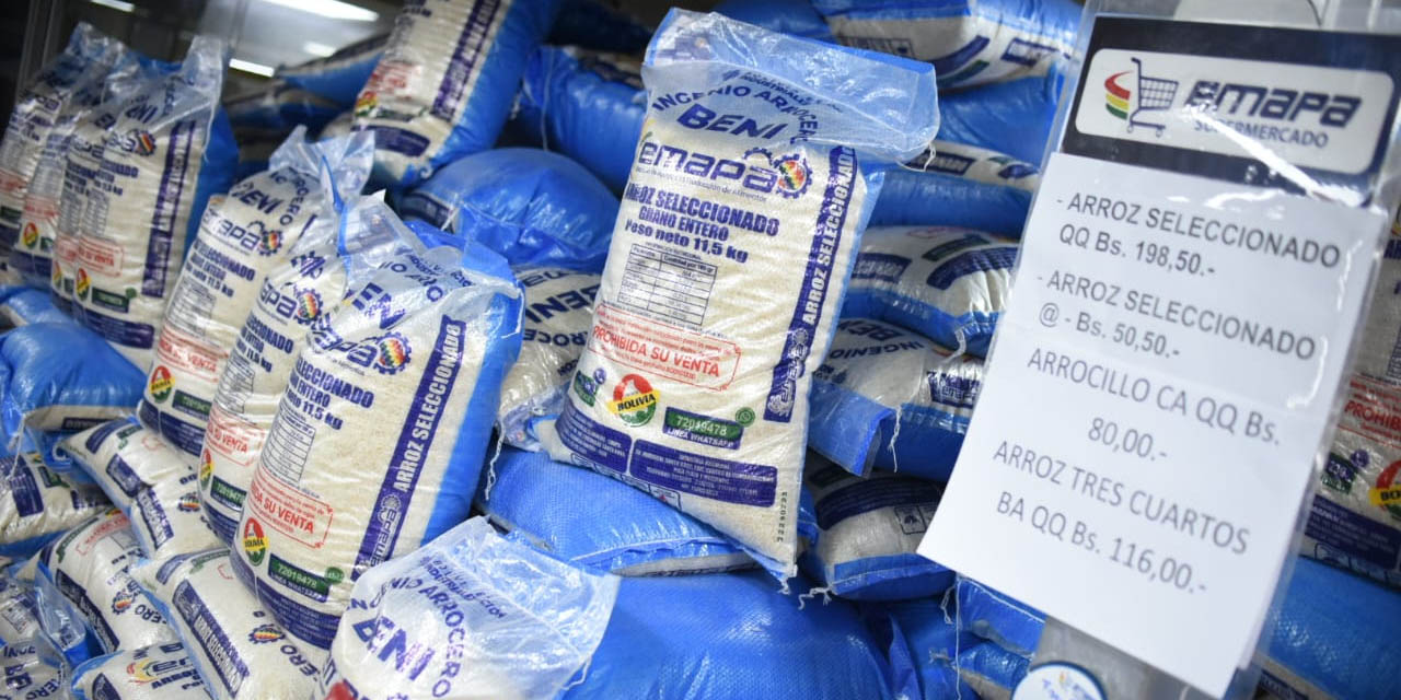 Emapa importará arroz “para distribuir masivamente” y acabar con el sobreprecio en los mercados 