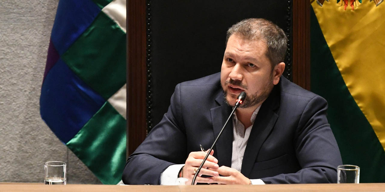 El ministro de Hidrocarburos y Energías, Alejando Gallardo. Foto: MHE