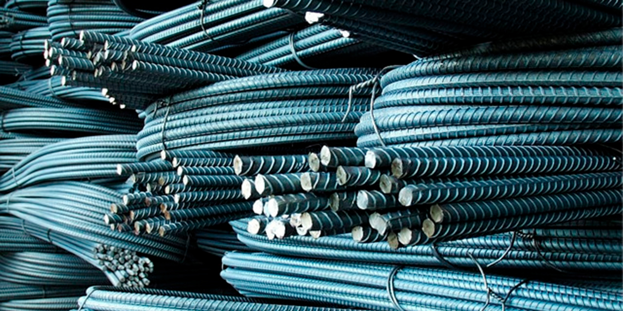 Barras corrugadas de acero, utilizadas para construcción. Foto:  Materiales Jerez