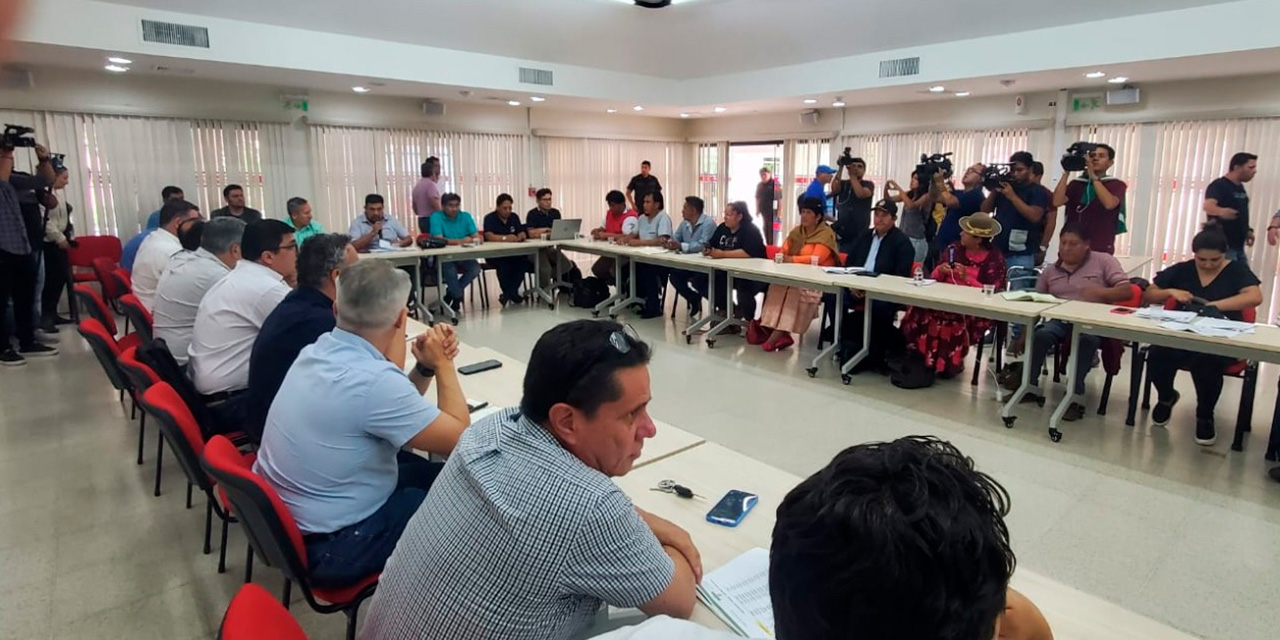 El encuentro del Gobierno con diversos sectores de la cadena productiva de carne. Foto: MDRYT