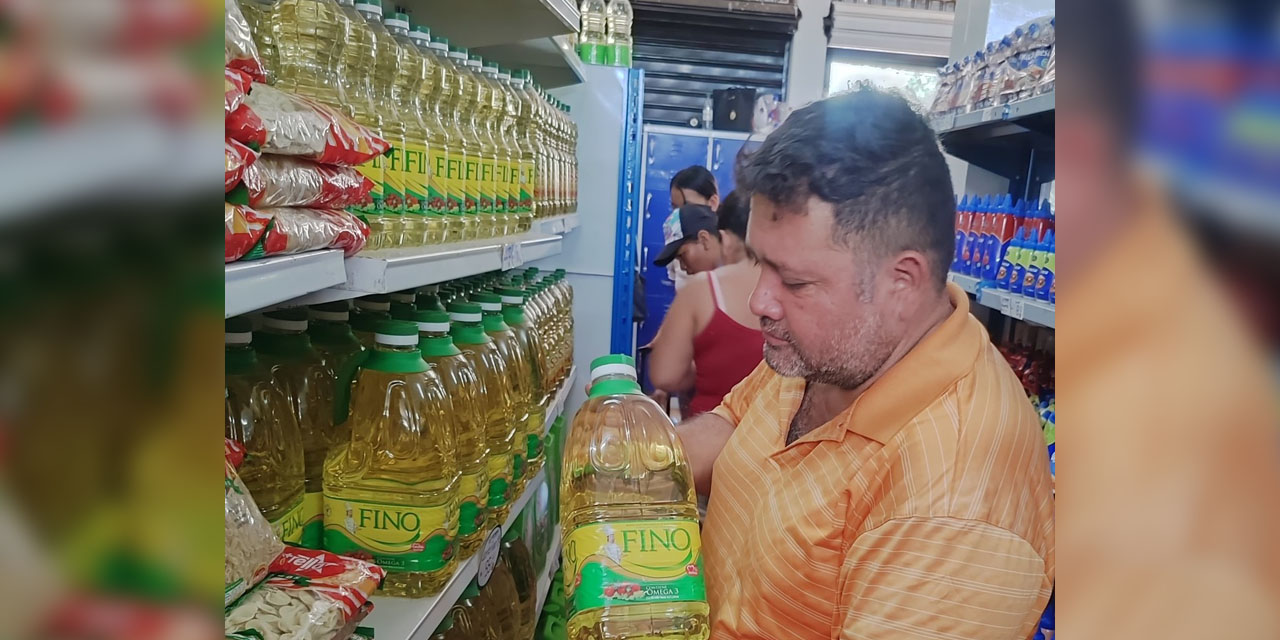 Supermercado en La Paz. Foto: Emapa.