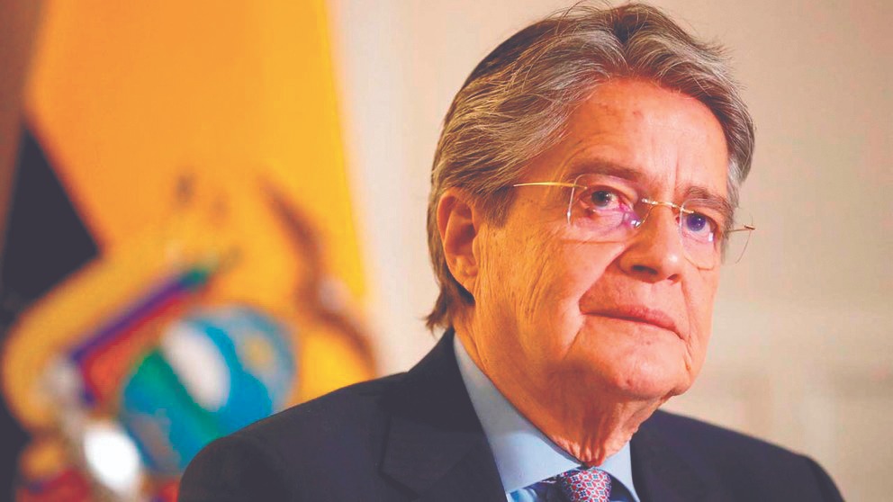 El presidente Guillermo Lasso