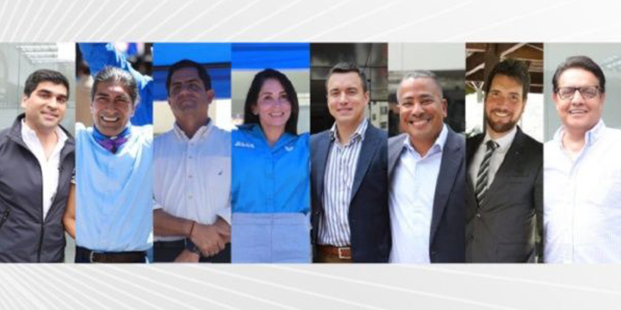 Registran 8 binomios presidenciales para elecciones en Ecuador
