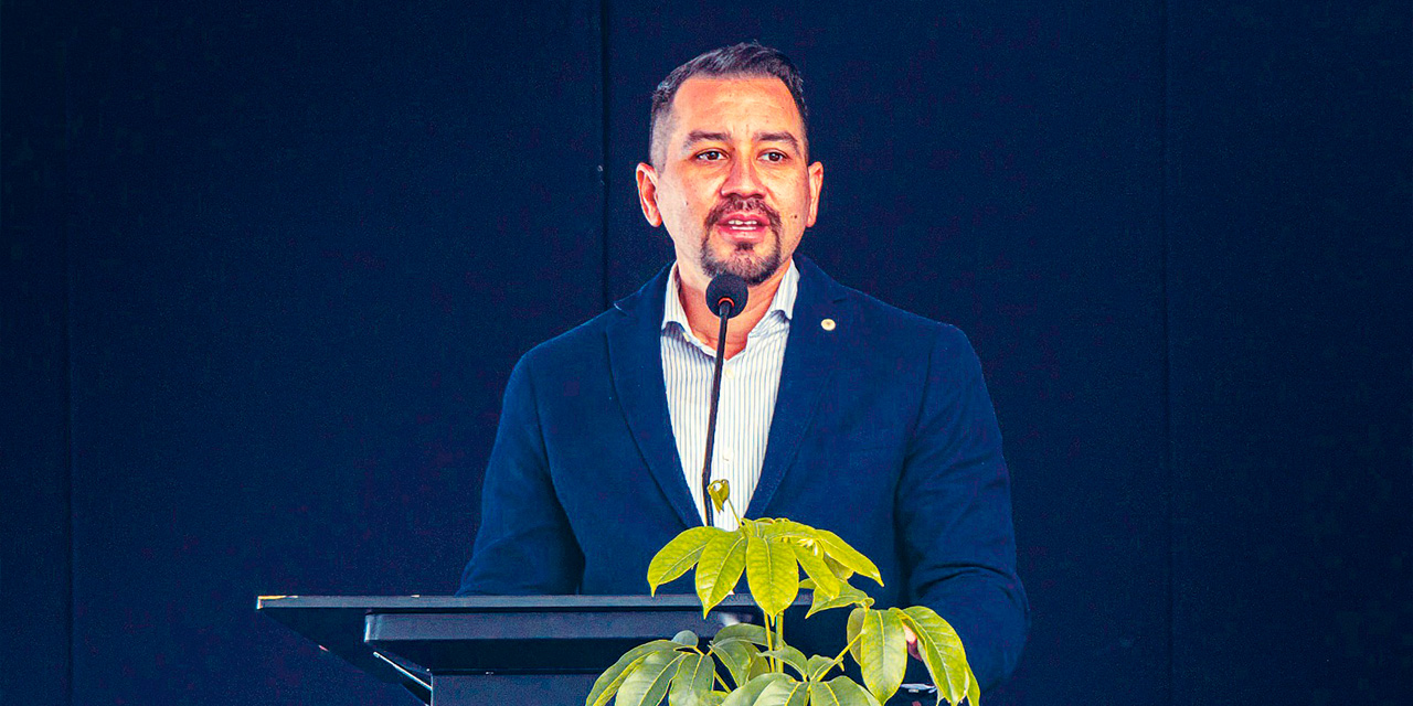 El representante del PNUD, Dennis Funes. (Foto: Fuente Directa)