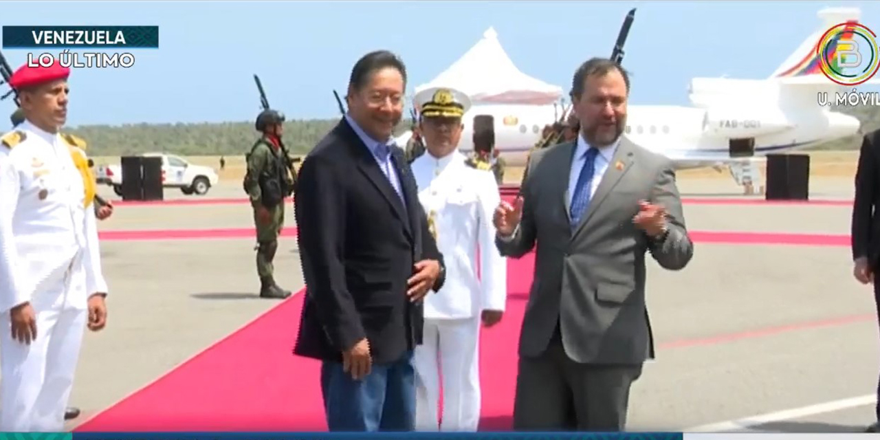 Presidente de Bolivia llega a Caracas para participar en la III Comisión de Integración Conjunta 